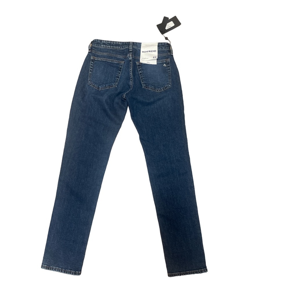 New with tags Rag & bone Dre Mid Rise Slim Leg Jeans in Chelsea Size 24 - Picture 6 of 8